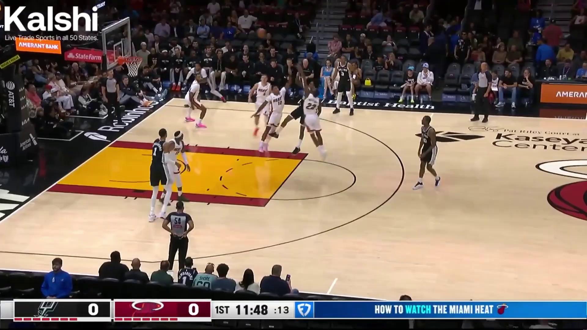 热火胜马刺，巴特勒全场掌控比赛